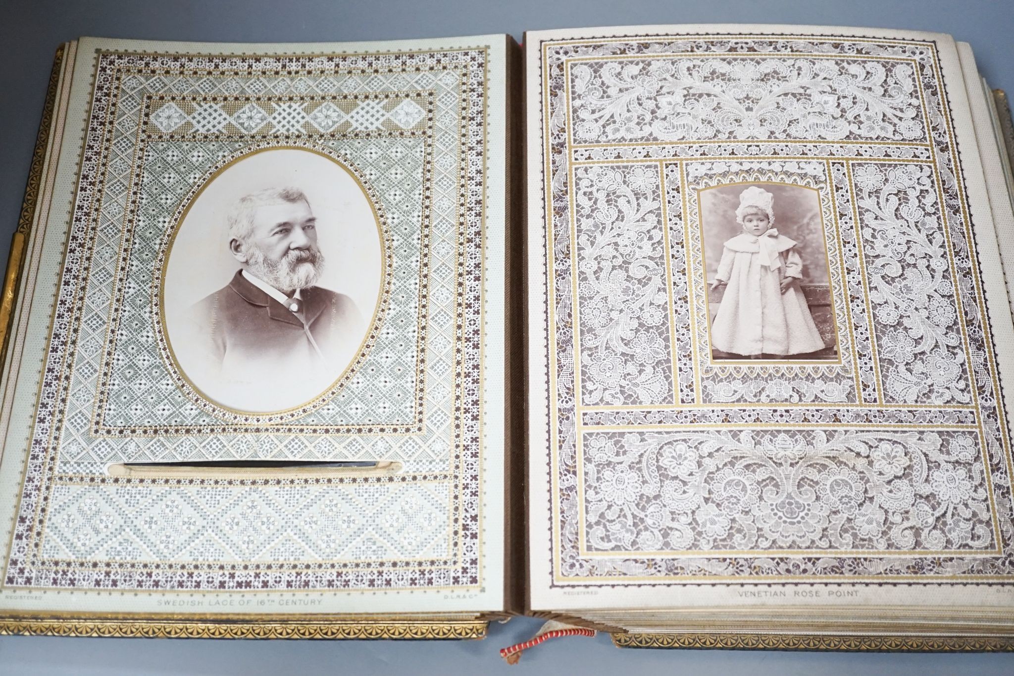 A Victorian photograph album, and various books